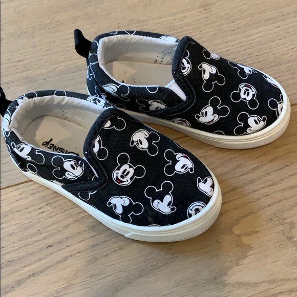 mickey mouse slip ons